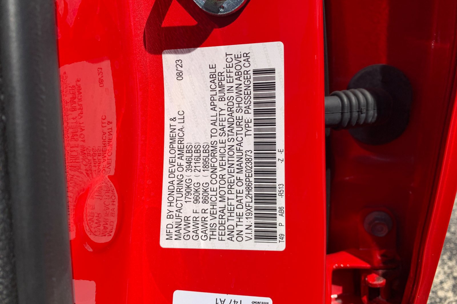 Certified 2023 Honda Civic Sport image 33