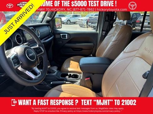 Used 2023 Jeep Wrangler Unlimited Sahara w/ Cold Weather Group image 7