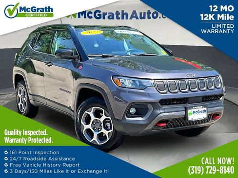 Used 2022 Jeep Compass Trailhawk w/ Sun and Sound Group AWD/4WD image 1