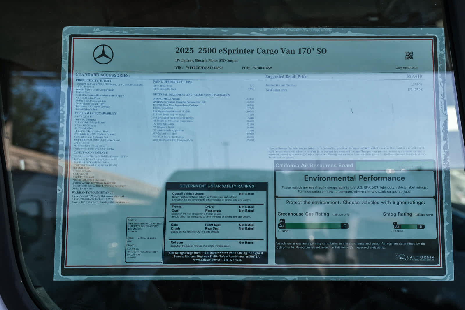 New 2025 Mercedes-Benz eSprinter 170 Cargo image 27