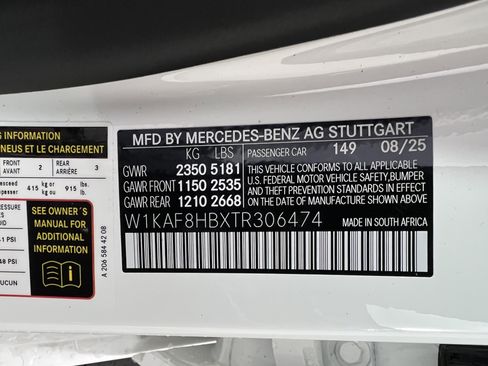 New 2026 Mercedes-Benz C 43 AMG 4MATIC Sedan image 33