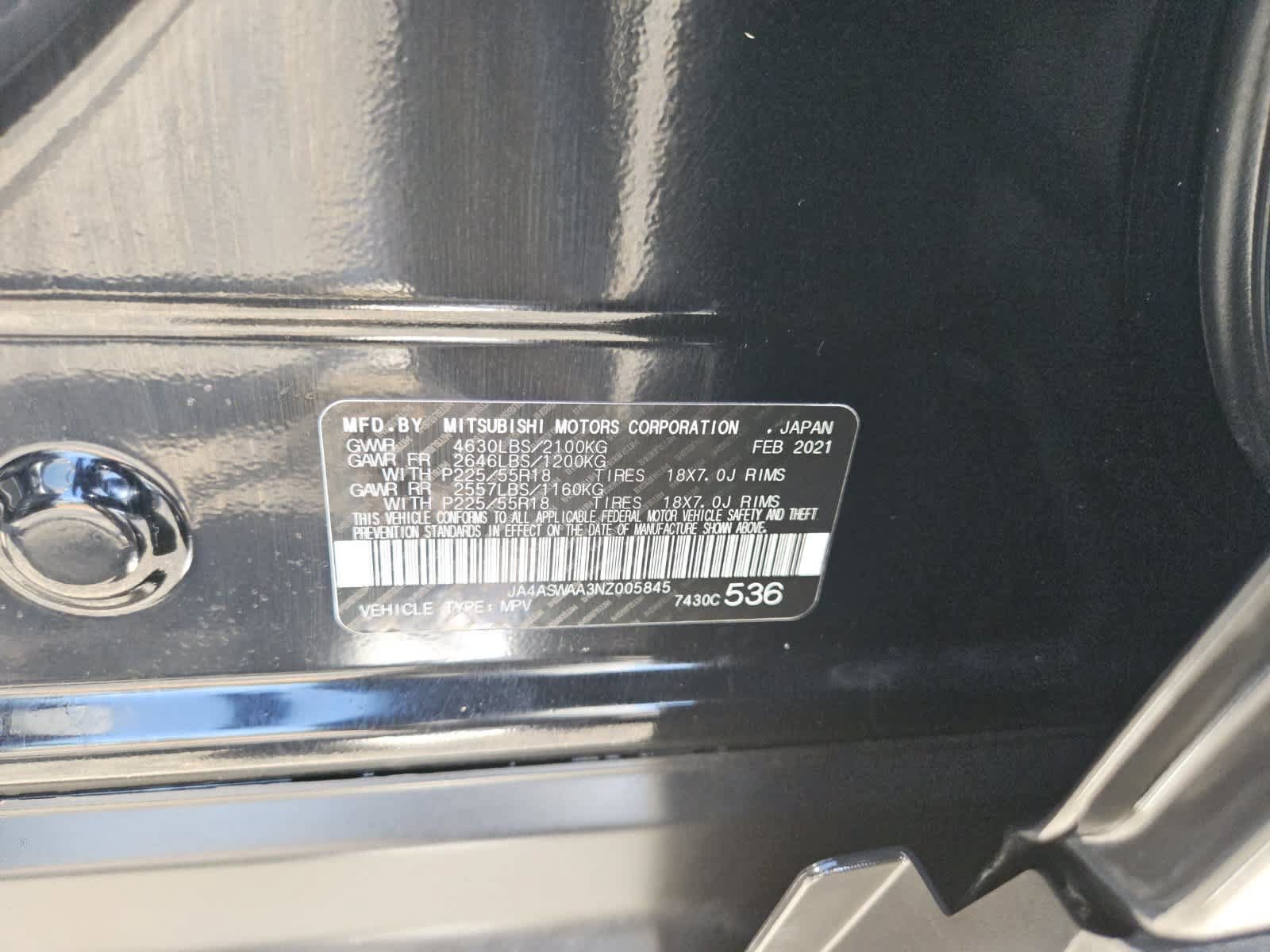 Used 2022 Mitsubishi Eclipse Cross SE FWD image 32