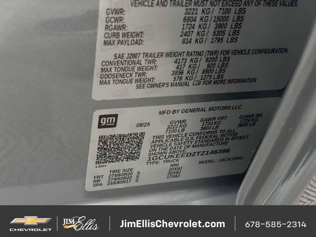 New 2026 Chevrolet Silverado 1500 RST w/ All Star Edition Plus AWD/4WD image 52