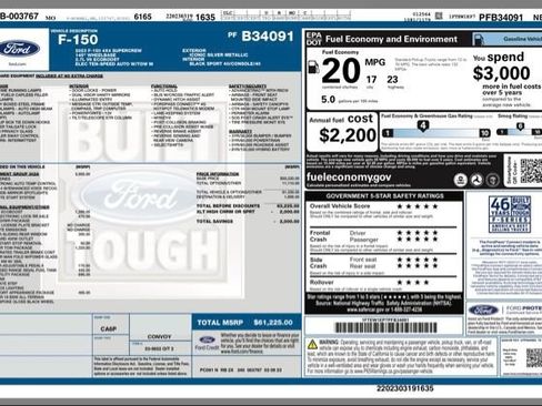 Used 2023 Ford F150 XLT w/ Equipment Group 302A High AWD/4WD image 32