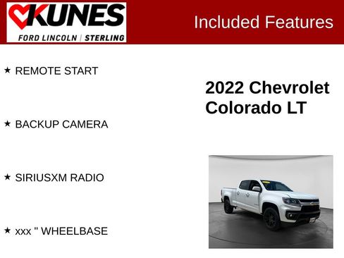 Used 2022 Chevrolet Colorado LT w/ LT Convenience Package AWD/4WD image 2