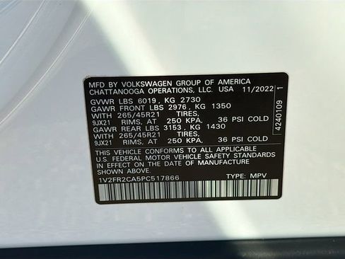 Used 2023 Volkswagen Atlas SEL Premium image 45