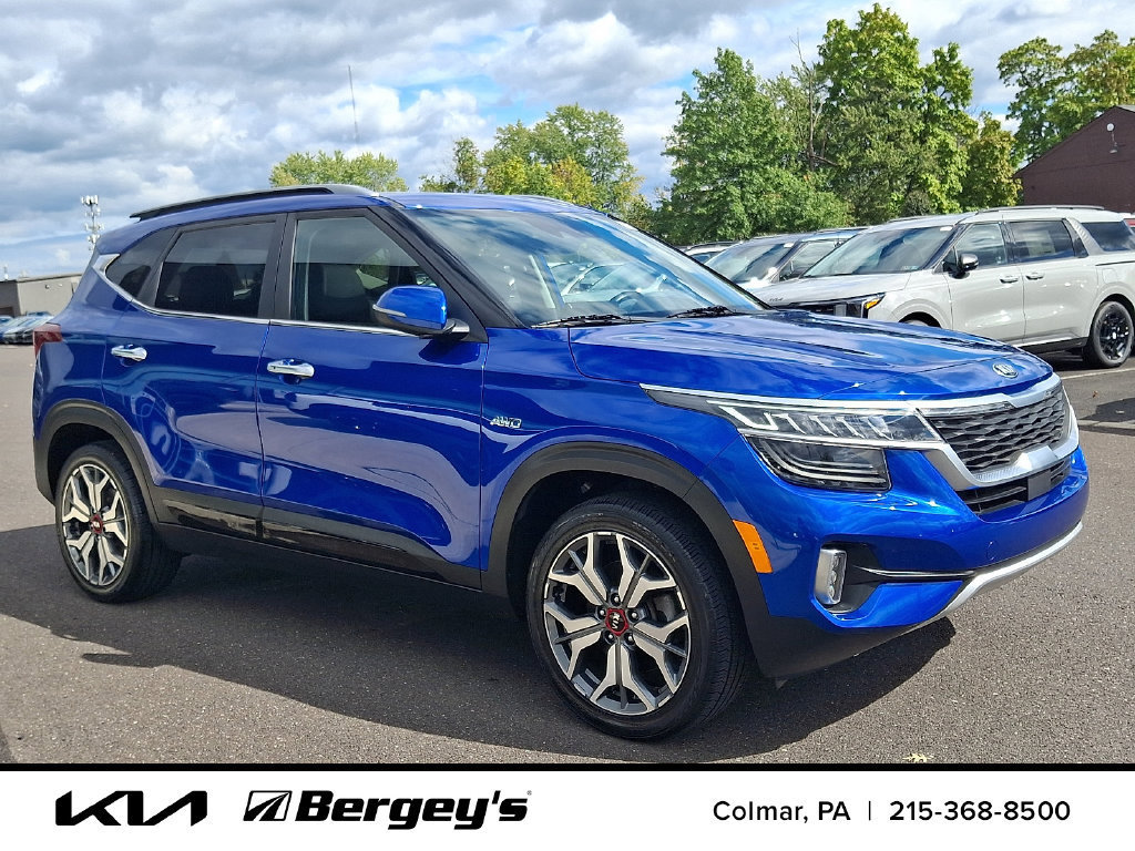 Certified 2021 Kia Seltos SX w/ SX Sunroof Package AWD/4WD image 3