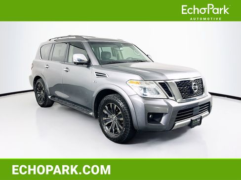 Used 2017 Nissan Armada Platinum w/ Captain Seat Package AWD/4WD image 1