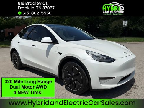 Used 2021 Tesla Model Y Long Range AWD/4WD image 1