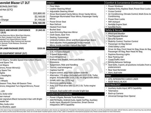 Used 2020 Chevrolet Blazer LT image 27