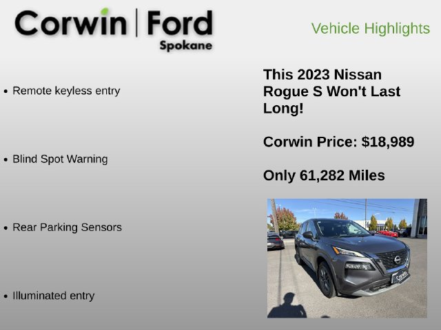 Used 2023 Nissan Rogue S AWD/4WD image 6