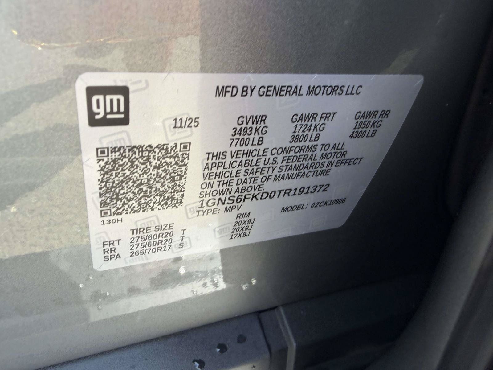 Certified 2026 Chevrolet Suburban Premier AWD/4WD image 22