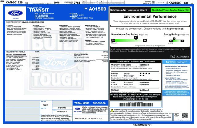 Used 2025 Ford Transit 150 Low Roof RWD image 3