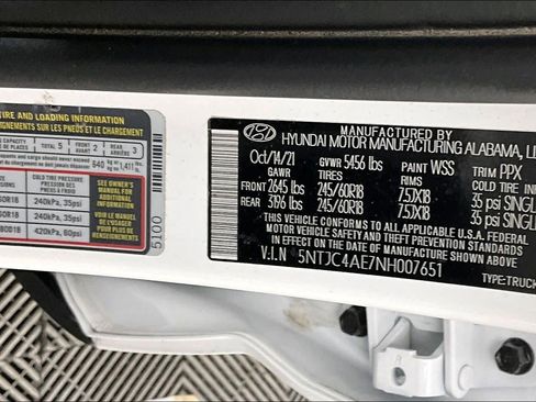 Used 2022 Hyundai Santa Cruz SEL w/ Activity Package FWD image 29