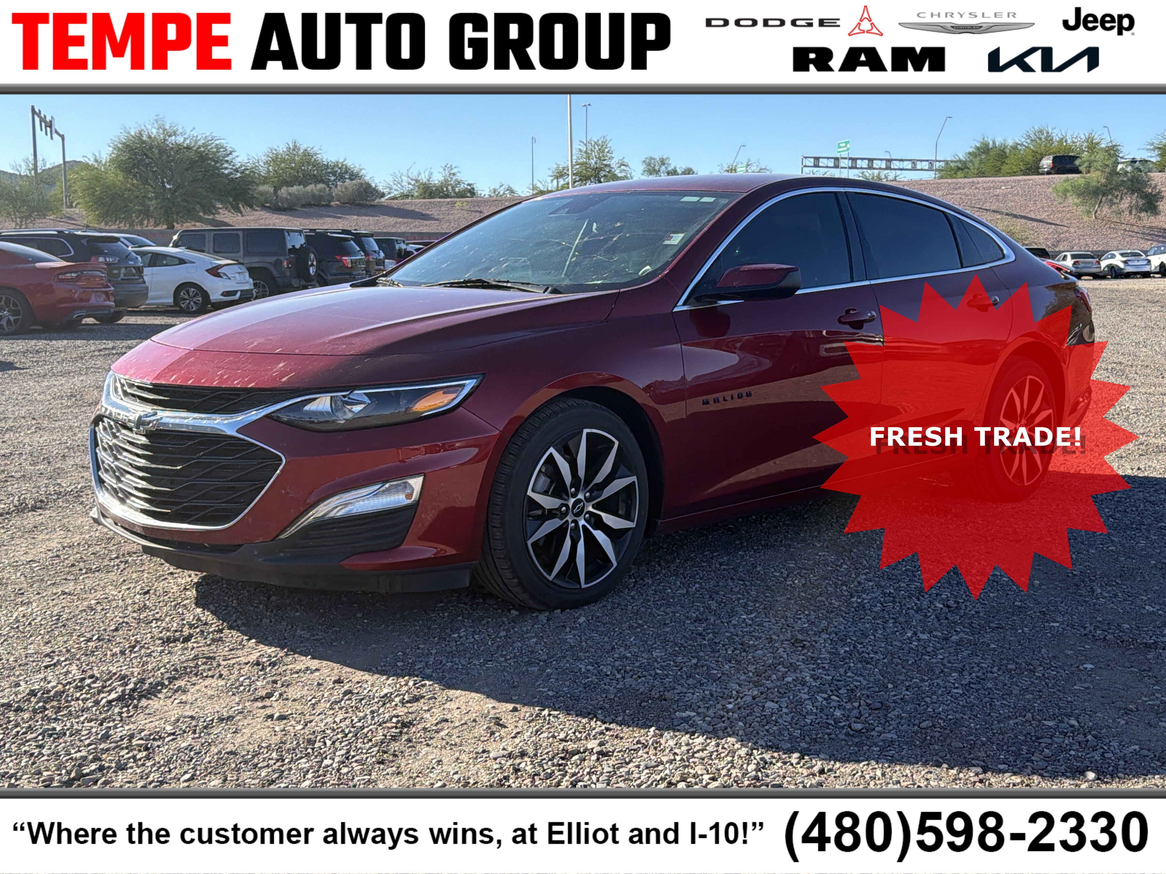 Used 2024 Chevrolet Malibu RS FWD image 1