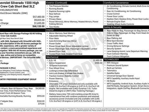 Used 2021 Chevrolet Silverado 1500 High Country AWD/4WD image 2