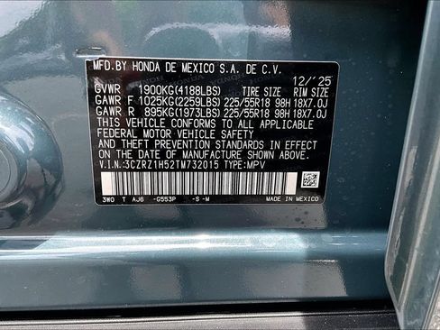 Certified 2026 Honda HR-V Sport image 14