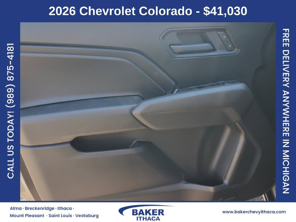 New 2026 Chevrolet Colorado W/T w/ WT Custom Package AWD/4WD image 22