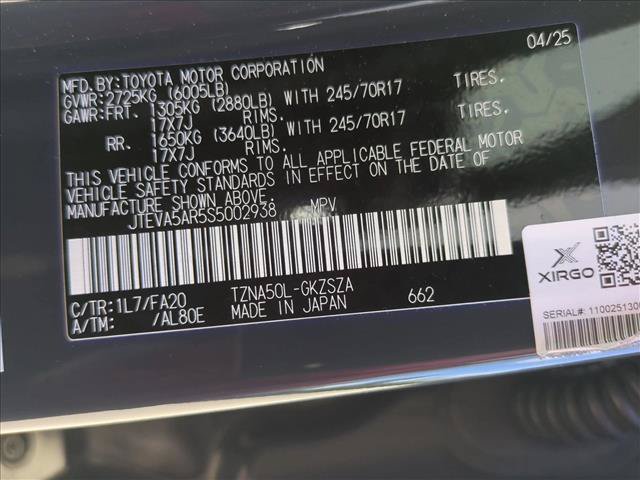 Certified 2025 Toyota 4Runner SR5 RWD image 15