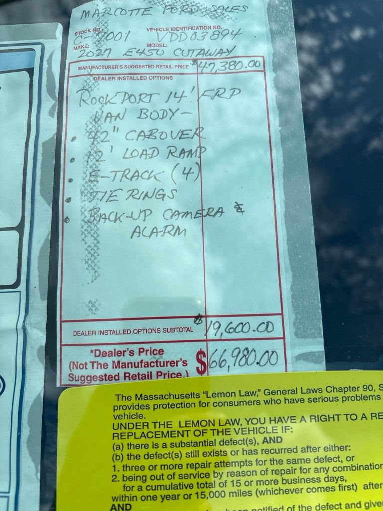 New 2027 Ford E-450 and Econoline 450 Super Duty w/ Power Equipment Group RWD image 10