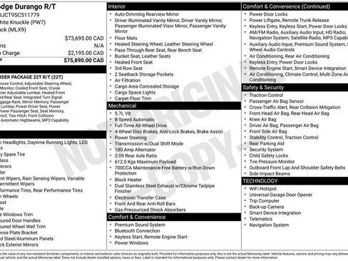 Used 2025 Dodge Durango R/T AWD/4WD image 51