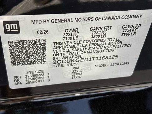 New 2026 Chevrolet Silverado 1500 LTZ w/ LTZ Premium Package AWD/4WD image 35