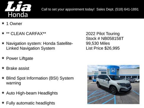 Used 2022 Honda Pilot Touring image 7