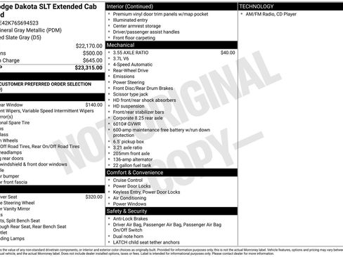 Used 2006 Dodge Dakota SLT image 28