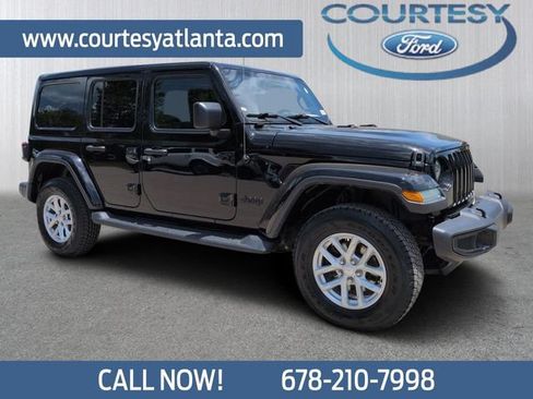 Used 2020 Jeep Wrangler Unlimited Sahara AWD/4WD image 1