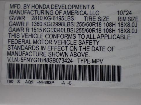 Used 2025 Honda Pilot EX-L image 48