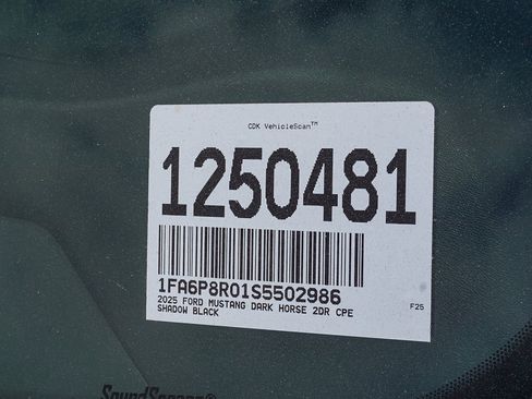 New 2025 Ford Mustang Dark Horse w/ Dark Horse Handlin Package image 24