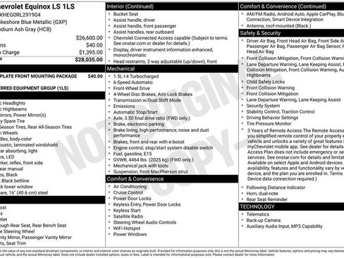 Certified 2024 Chevrolet Equinox LS FWD image 33