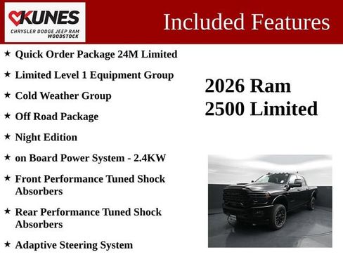 New 2026 RAM 2500 Limited AWD/4WD image 3