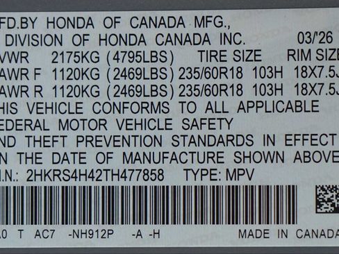 Used 2026 Honda CR-V EX image 21