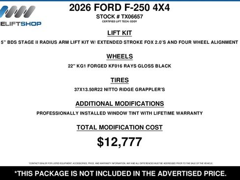 Used 2026 Ford F250 XLT w/ XLT Premium Package image 2