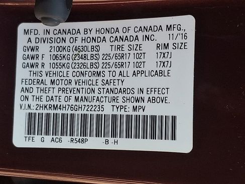 Used 2016 Honda CR-V EX-L image 26