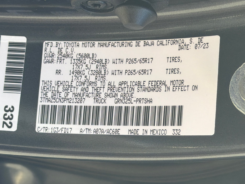 Used 2023 Toyota Tacoma TRD Sport RWD image 32