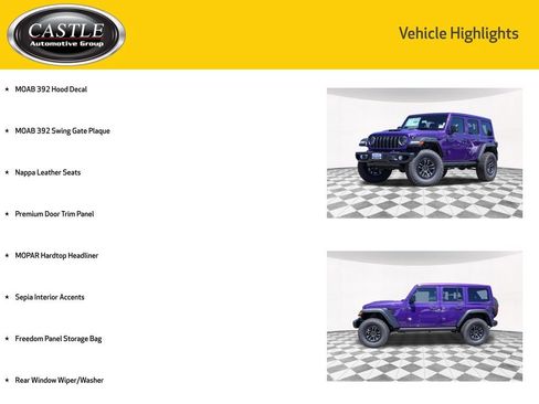 New 2026 Jeep Wrangler Unlimited Rubicon 392 AWD/4WD image 6