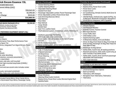 Certified 2017 Buick Encore Essence w/ Experience Buick Package image 4