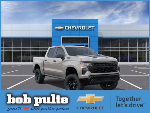 New 2026 Chevrolet Silverado 1500 Custom Trail Boss w/ Dark Appearance Package image 1