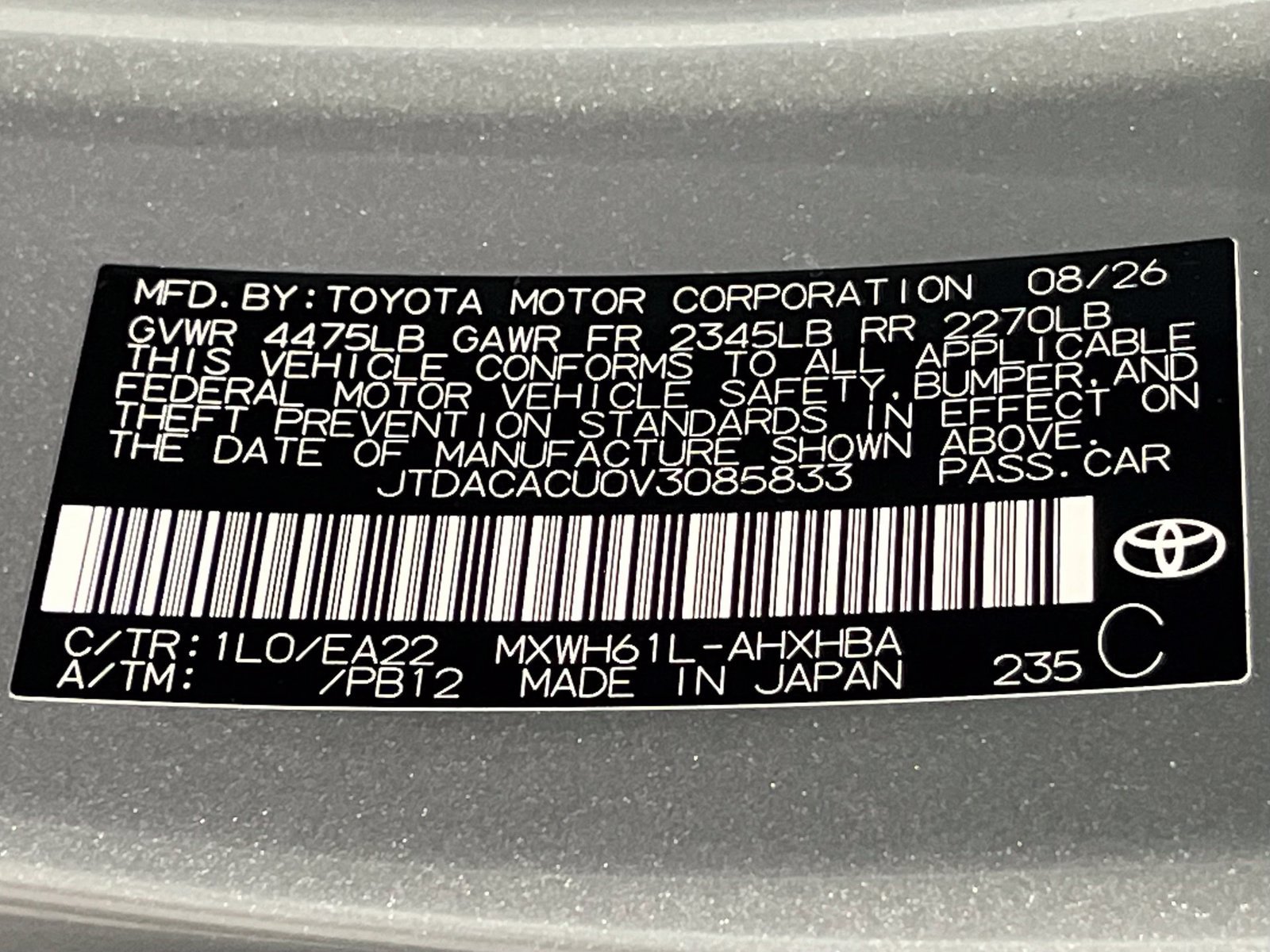 New 2027 Toyota Prius Plug-In Hybrid w/ Limited Premium Package FWD image 18