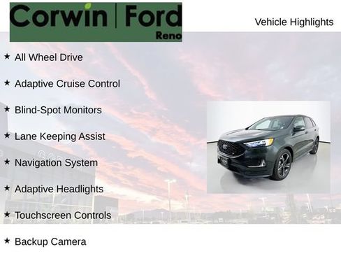 Certified 2022 Ford Edge ST w/ Cargo Accessory Package AWD/4WD image 7