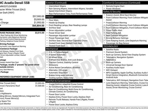Certified 2026 GMC Acadia Denali w/ Super Cruise Package AWD/4WD image 29