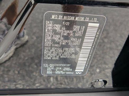 Used 2023 INFINITI QX80 Luxe w/ Cargo Package image 17