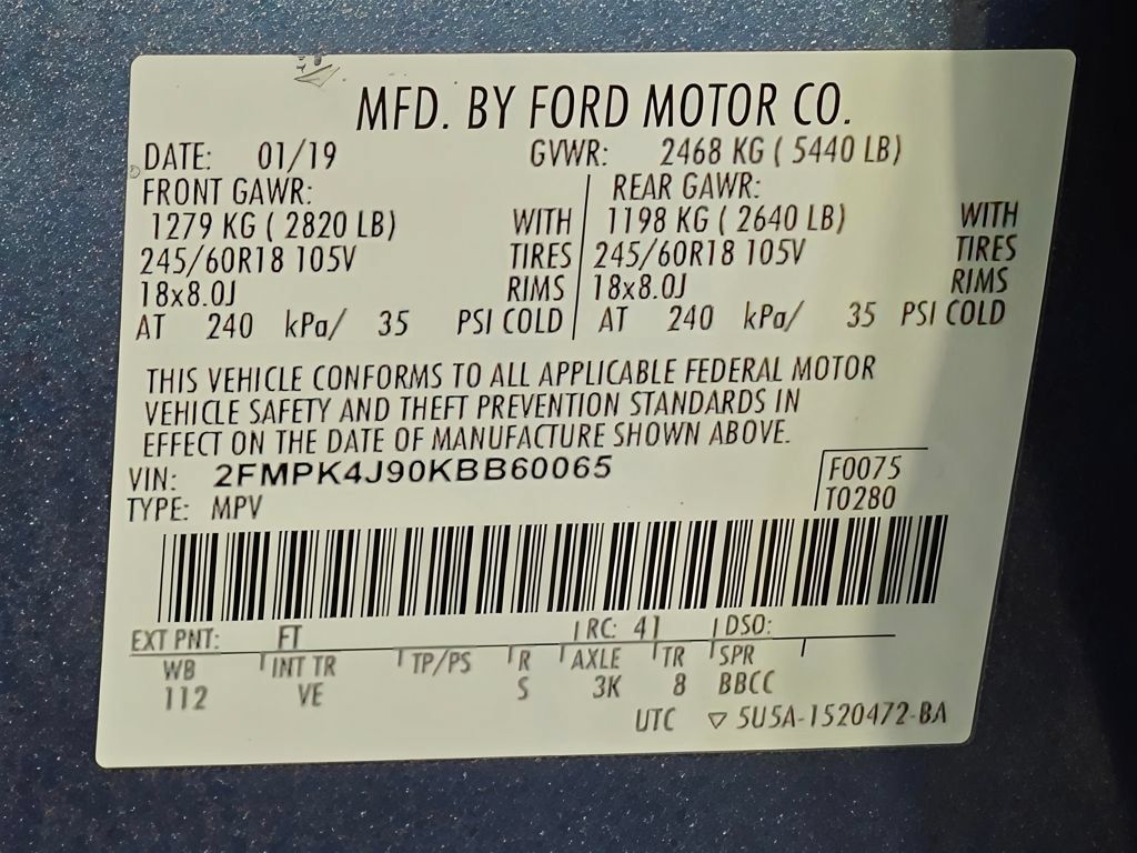 Used 2019 Ford Edge SEL w/ Equipment Group 201A AWD/4WD image 55