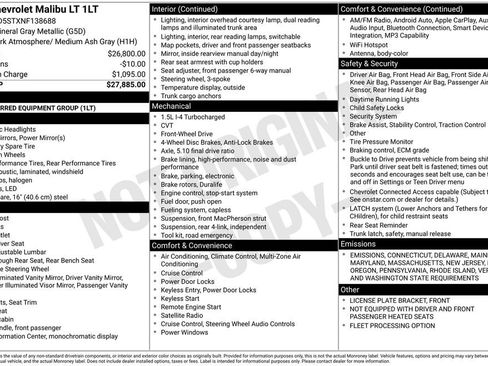 Certified 2022 Chevrolet Malibu LT image 15