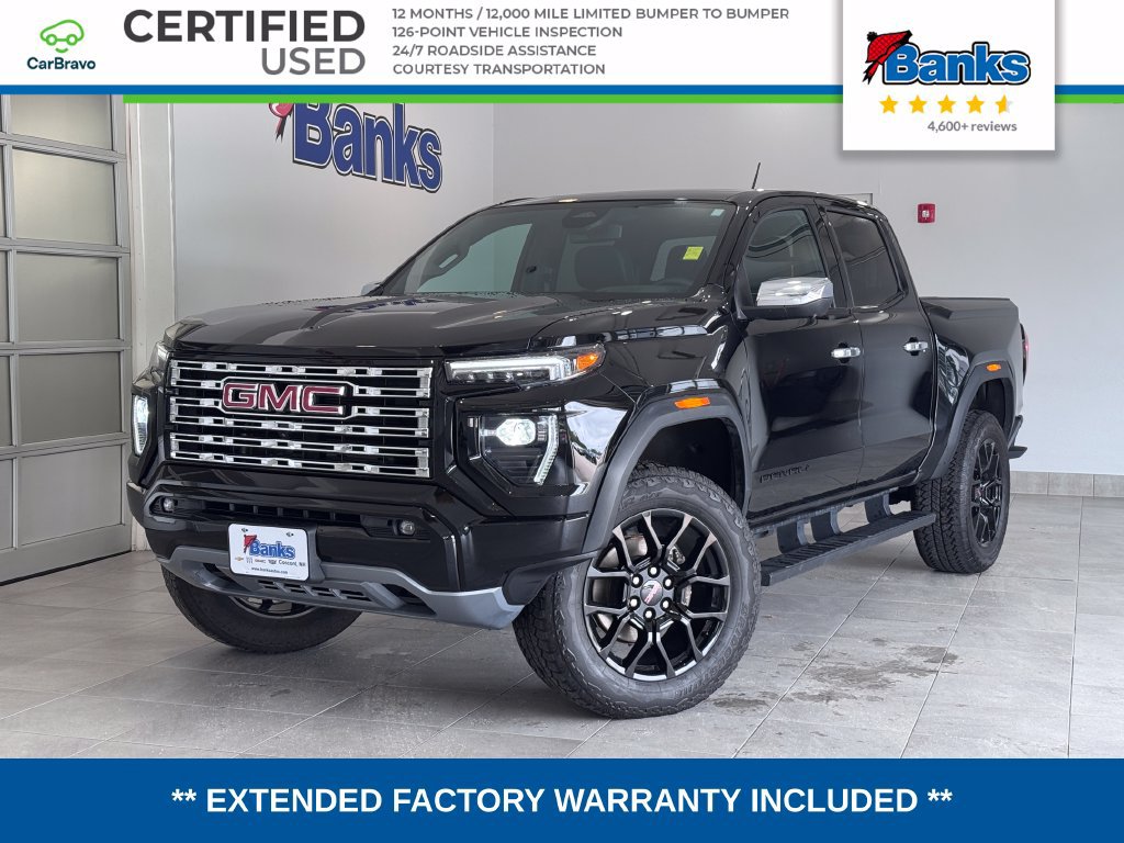 Certified 2024 GMC Canyon Denali w/ LPO, Denali Black Edition AWD/4WD image 1