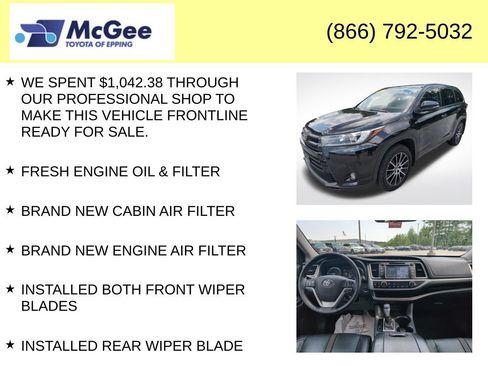 Used 2017 Toyota Highlander SE w/ Carpet Mat Package AWD/4WD image 8
