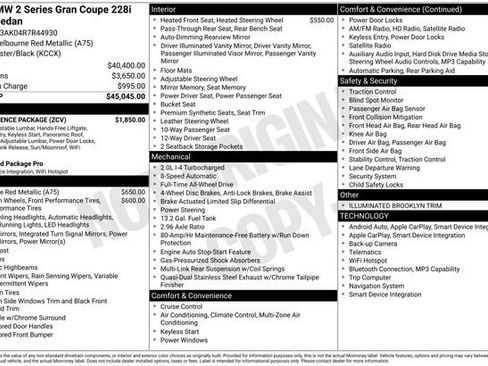 New 2024 BMW 228i xDrive Gran Coupe w/ Convenience Package image 12