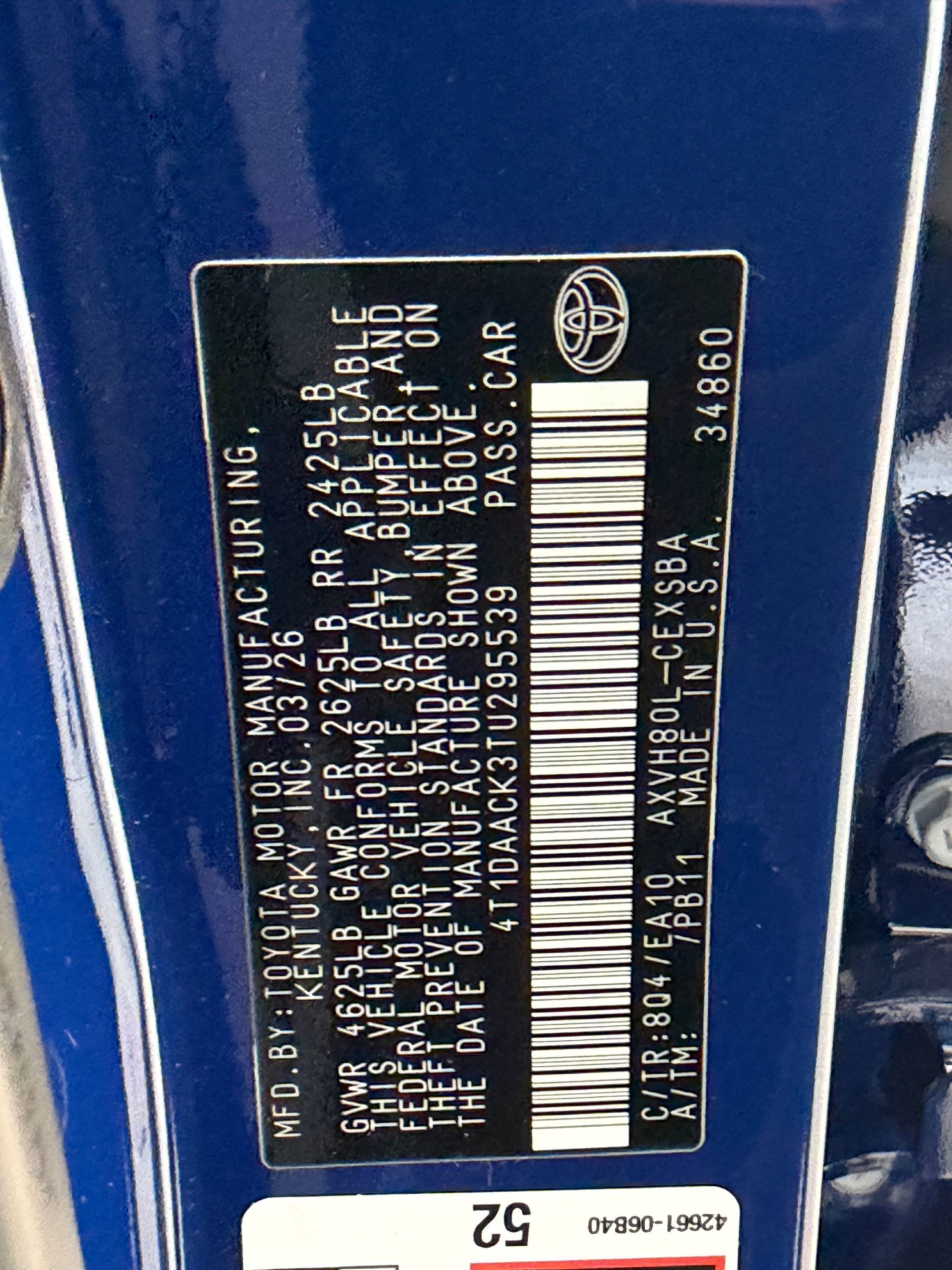 Used 2026 Toyota Camry SE w/ Convenience Package FWD image 25